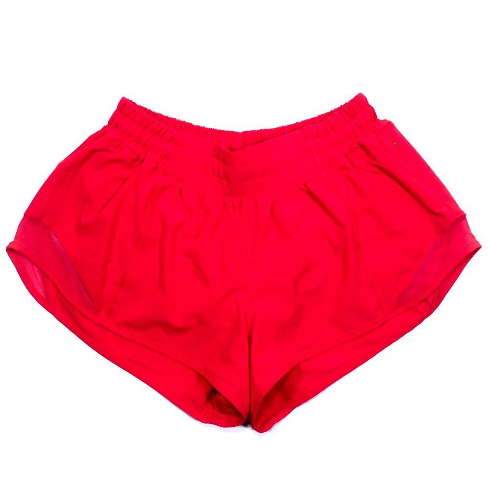 Lululemon Hotty Hot Low-Rise Lined
Short 2.5" Carnation Red